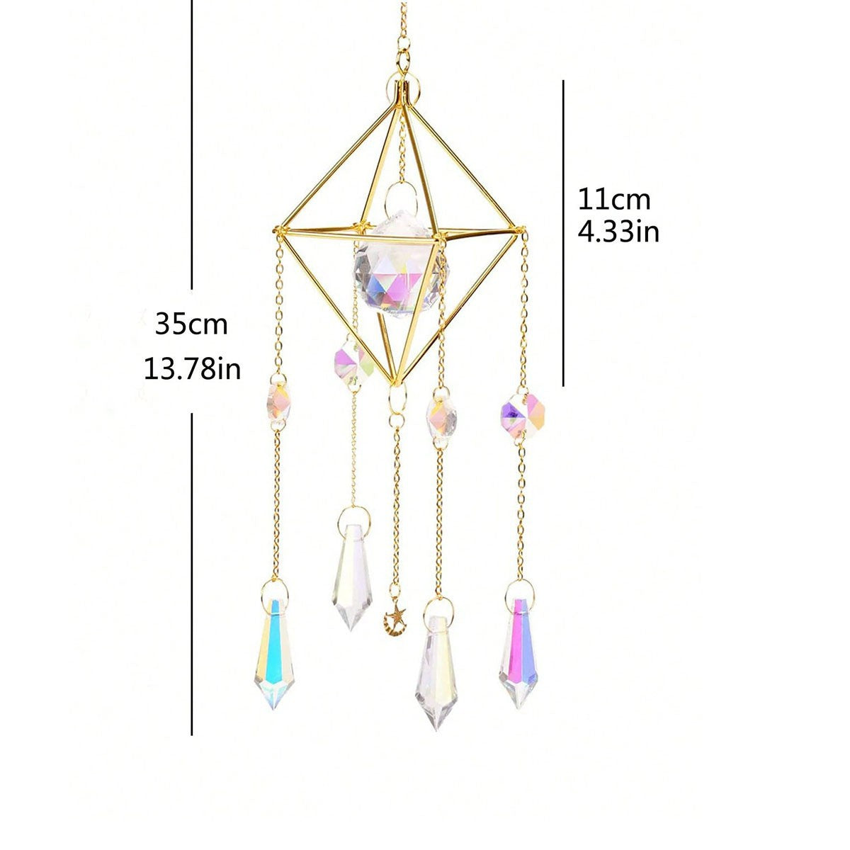 Wholesale Sun Catcher Crystal Ball Air Pineapple Flower Stand Crystal Lighting Pendant